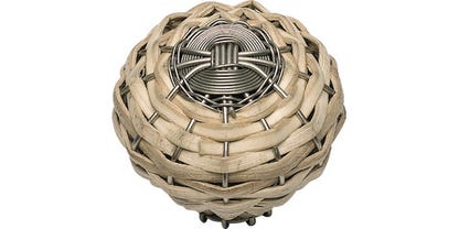 D Bamboo Wire Weaved Knob